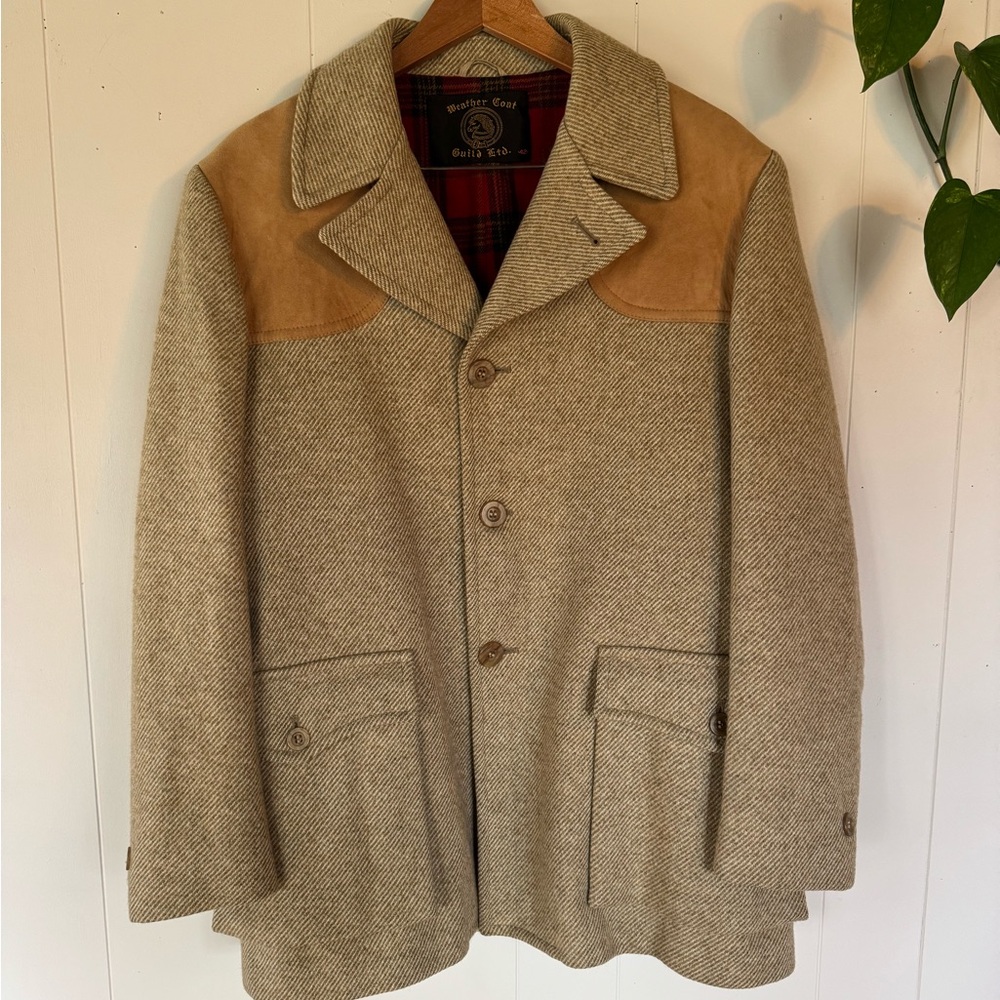 Vintage - Tan and Cream Western Jacket